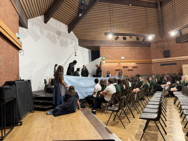 The team performed dramas for various audiences.